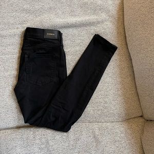Black express skinny jeans 2/R